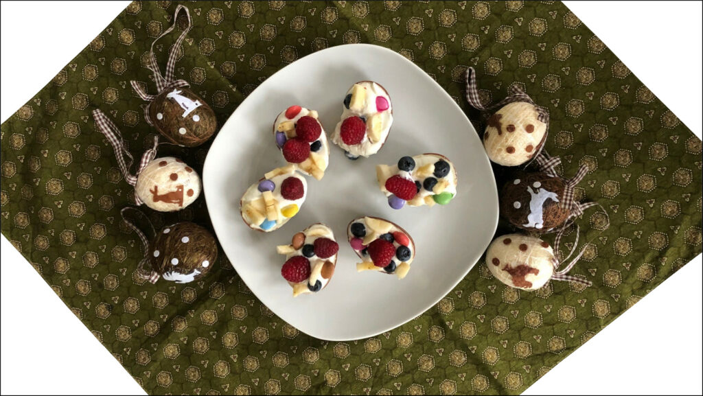 Eine leckere Rezeptidee mit dem ihr euer Osterfrühstück noch etwas aufpeppen könnt. 🥚🥐